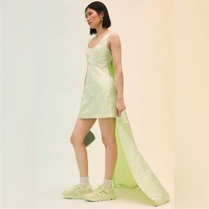 Hutch Jacquard Train Dress NWT